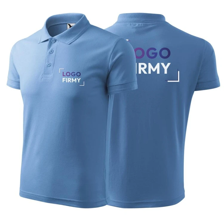 Koszulka czarna polo z logo na sercu i plecach męska z nadrukiem logo firmy 200g 203 koszulka polo WSZYSTKIE KOLORY (4).jpg