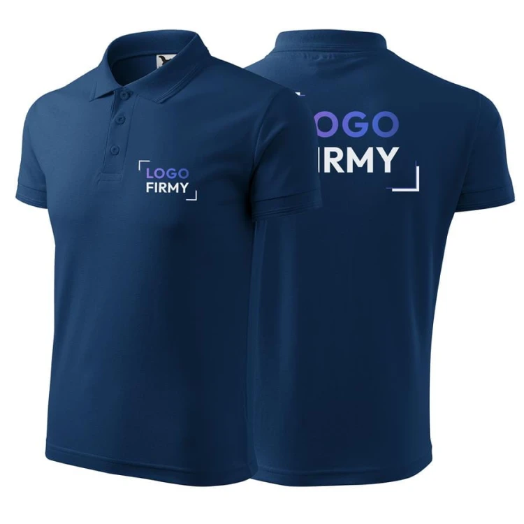Koszulka czarna polo z logo na sercu i plecach męska z nadrukiem logo firmy 200g 203 koszulka polo WSZYSTKIE KOLORY (6).jpg