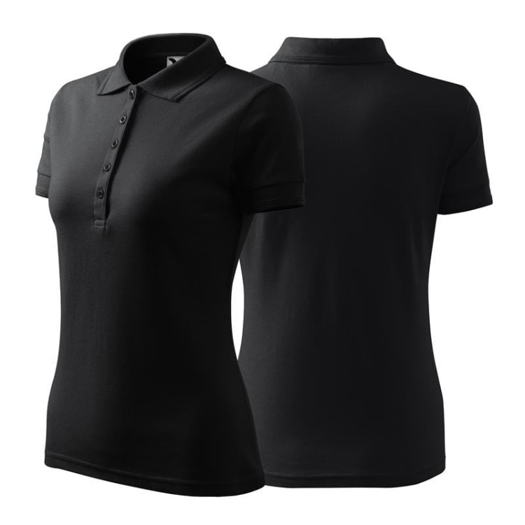 Koszulka czarna polo z logo na sercu damska z nadrukiem logo firmy 200g 210 koszulka polo WSZYSTKIE KOLORY (13).jpg