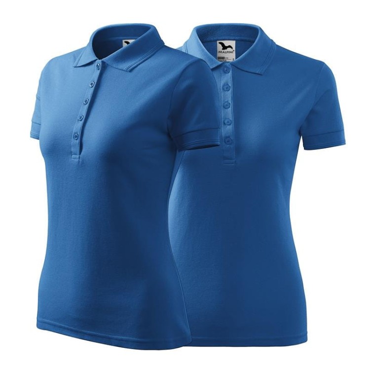 Koszulka czarna polo z logo na sercu damska z nadrukiem logo firmy 200g 210 koszulka polo WSZYSTKIE KOLORY (20).jpg