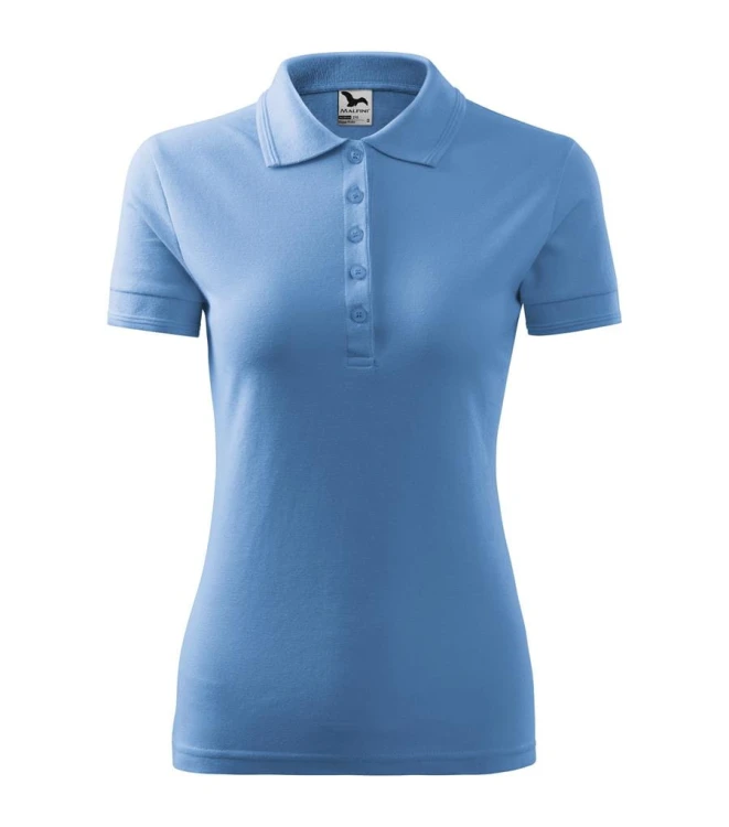 Koszulka czarna polo z logo na sercu damska z nadrukiem logo firmy 200g 210 koszulka polo WSZYSTKIE KOLORY (11).jpg