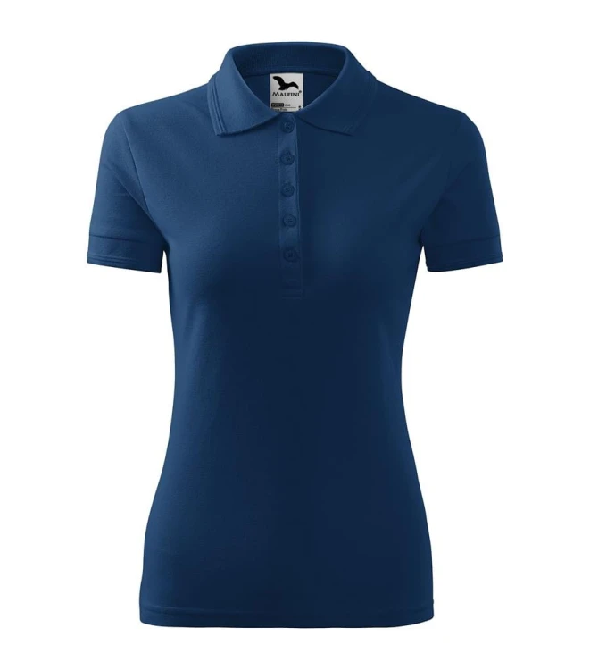 Koszulka czarna polo z logo na sercu damska z nadrukiem logo firmy 200g 210 koszulka polo WSZYSTKIE KOLORY (21).jpg