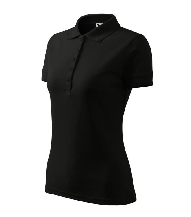 Koszulka czarna polo z logo na sercu damska z nadrukiem logo firmy 200g 210 koszulka polo WSZYSTKIE KOLORY (37).jpg