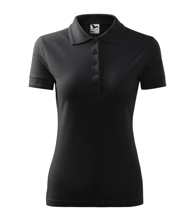 Koszulka czarna polo z logo na sercu damska z nadrukiem logo firmy 200g 210 koszulka polo WSZYSTKIE KOLORY (49).jpg