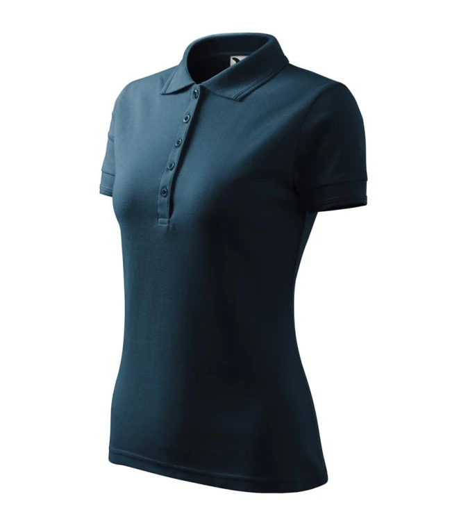 Koszulka czarna polo z logo na sercu damska z nadrukiem logo firmy 200g 210 koszulka polo WSZYSTKIE KOLORY (59).jpg