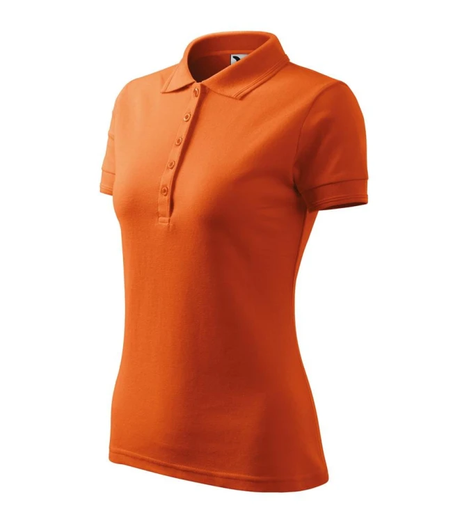 Koszulka czarna polo z logo na sercu damska z nadrukiem logo firmy 200g 210 koszulka polo WSZYSTKIE KOLORY (91).jpg