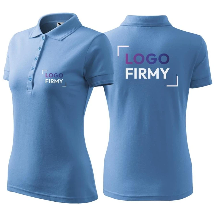 Koszulka czarna polo z logo na sercu i plecach damska z nadrukiem logo firmy 200g 210 koszulka polo WSZYSTKIE KOLOR (4).jpg