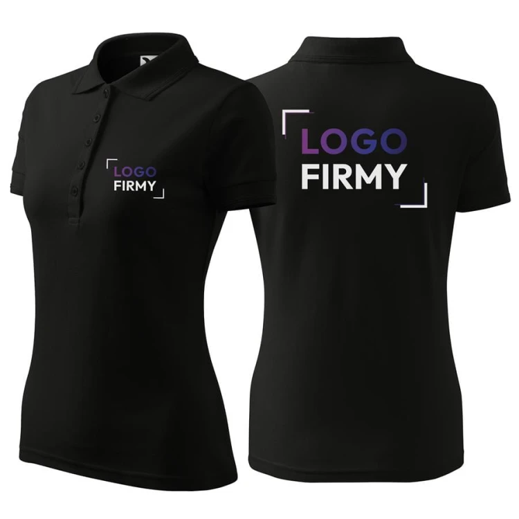 Koszulka czarna polo z logo na sercu i plecach damska z nadrukiem logo firmy 200g 210 koszulka polo WSZYSTKIE KOLOR (10).jpg