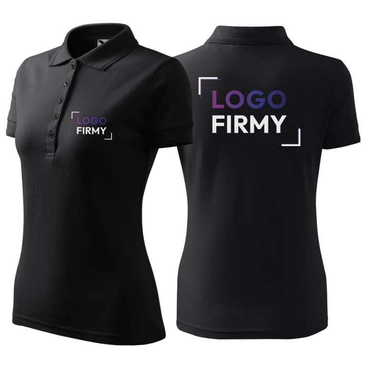 Koszulka czarna polo z logo na sercu i plecach damska z nadrukiem logo firmy 200g 210 koszulka polo WSZYSTKIE KOLOR (13).jpg