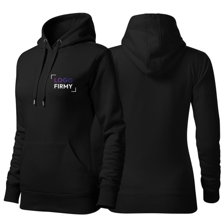 Bluza czarna damska z logo na sercu z nadrukiem logo firmy 320g 414 kolor 01 bluza cape.jpg