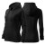 Bluza czarna damska z logo na sercu z nadrukiem logo firmy 300g 411 bluza trendy zipper WSZYSTKIE KOLORY