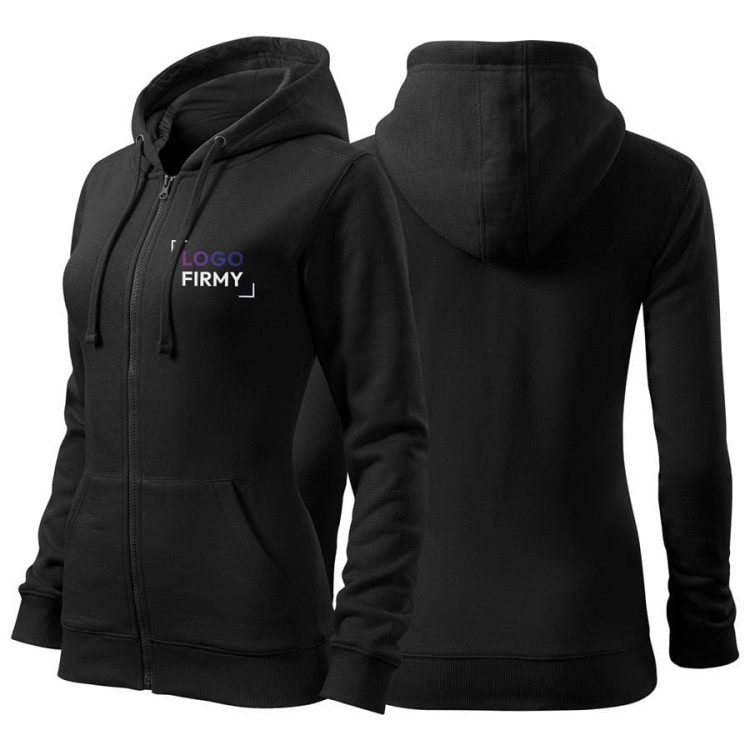 Bluza czarna damska z logo na sercu z nadrukiem logo firmy 300g 411 bluza trendy zipper WSZYSTKIE KOLOR (6).jpg