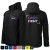 Kurtka czarna softshell Malfini męska z logo na sercu i plecach z nadrukiem logo firmy 300g 522 WSZYSTKIE KOLORY.webp
