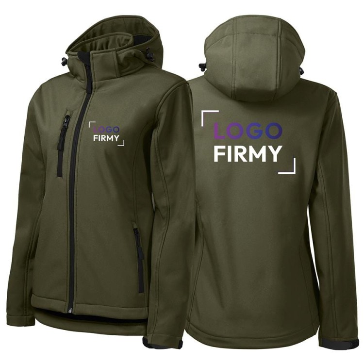 Kurtka czarna softshell Malfini damska z logo na sercu i plecach z nadrukiem logo firmy 300g 521 WSZYSTKIE KOLORY ( (9).jpg