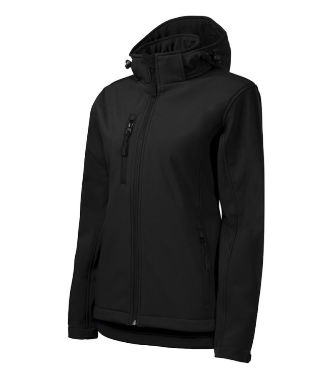 Kurtka czarna softshell Malfini damska z logo na sercu i plecach z nadrukiem logo firmy 300g 521 WSZYSTKIE KOLORY (13).jpg