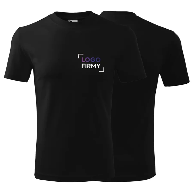 Koszulka unisex 160g Single Jersey Classic101 z logo własnym nadrukiem na sercu odzież reklamowa WSZYSTKIE KOLORY (9).webp