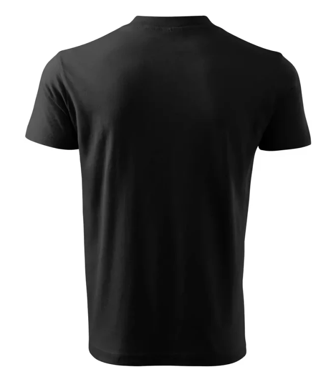 Koszulka unisex 160g Single Jersey V-neck102 z logo własnym nadrukiem na sercu i plecach odzież reklamowa WSZYSTKIE KOLORY (12).webp