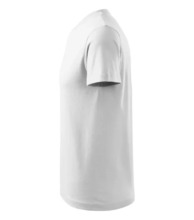 Koszulka unisex 160g Single Jersey V-neck102 z logo własnym nadrukiem na sercu i plecach odzież reklamowa WSZYSTKIE KOLORY (6).webp