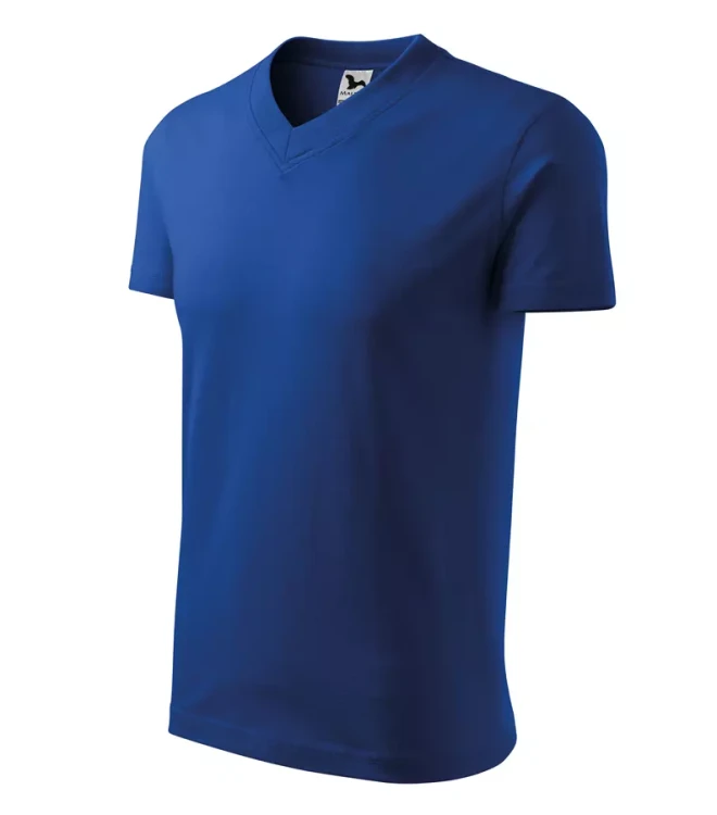 Koszulka unisex 160g Single Jersey V-neck102 z logo własnym nadrukiem na sercu odzież reklamowa WSZYSTKIE KOLORY (34).webp
