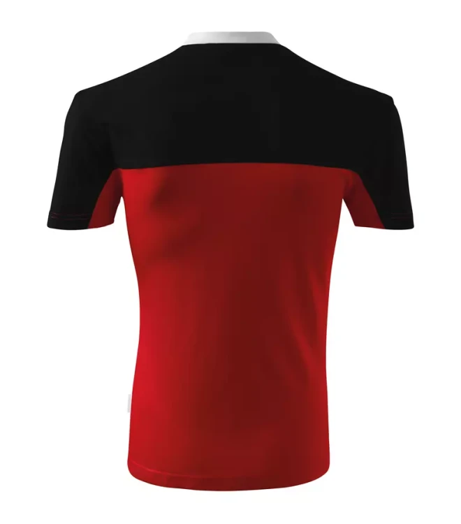 Koszulka unisex 200g Single Jersey dwukolorowy wzór Colormix109 z logo własnym nadrukiem na sercu odzież reklamowa WSZYSTKIE KOLORY  (11).webp