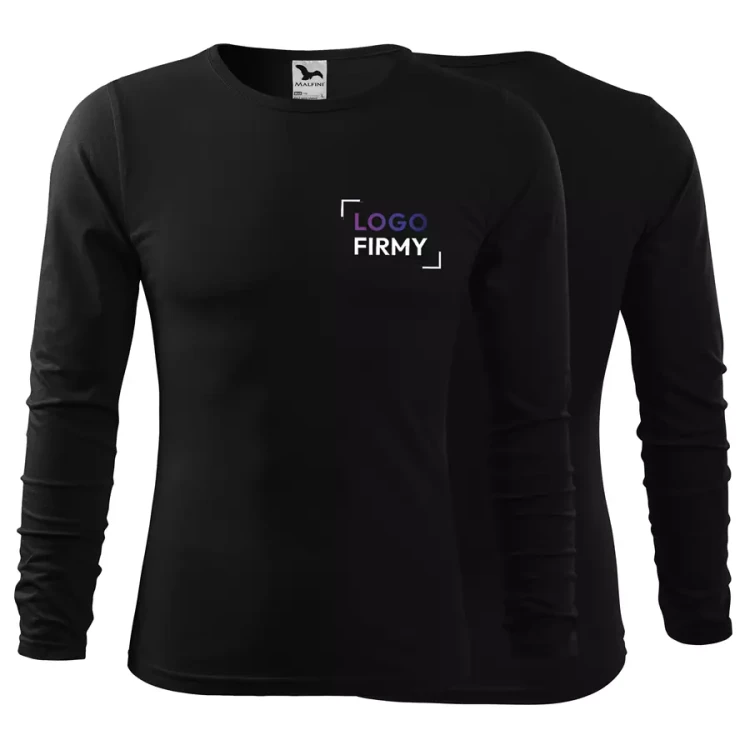 Koszulka męska z długim rękawem 160g Fit-T LS119 z logo własnym nadrukiem na sercu odzież reklamowa WSZYSTKIE KOLORY (10).webp