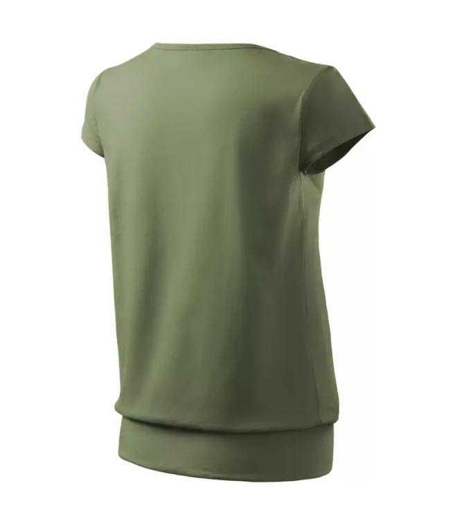 Koszulka damska 150g City120 z logo własnym nadrukiem na sercu i plecach odzież reklamowa WSZYSTKIE KOLORY (27).webp