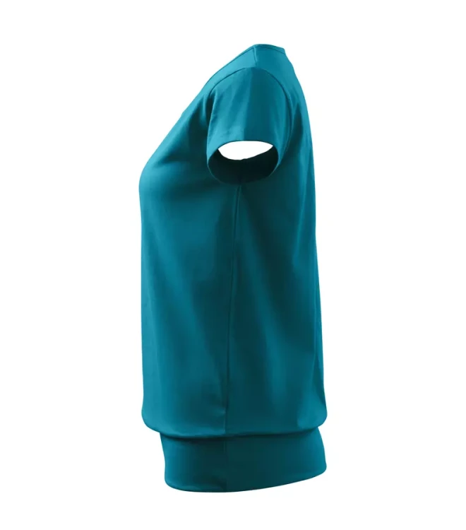 Koszulka damska 150g City120 z logo własnym nadrukiem na sercu i plecach odzież reklamowa WSZYSTKIE KOLORY (69).webp