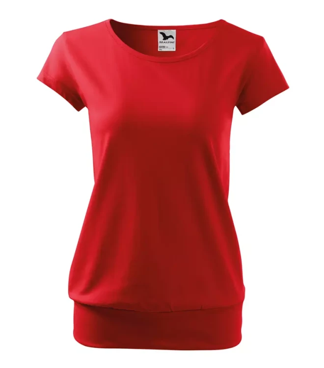 Koszulka damska 150g City120 z logo własnym nadrukiem na sercu odzież reklamowa WSZYSTKIE KOLORY (22).webp