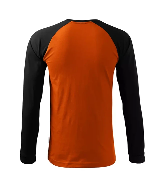 Koszulka unisex z długim rękawem dwukolorowy wzór 180g Street LS 130 z logo własnym nadrukiem na sercu odzież reklamowa WSZYSTKIE KOLORY (18).webp