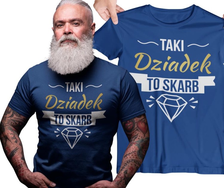 Koszulka dla DZIADKA z napisem Taki Dziadek to skarb 2.jpg