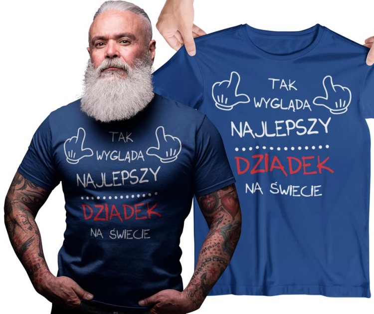 Koszulka dla DZIADKA z napisem Tak wygląda najlepszy DZIADEK na świecie 2.jpg