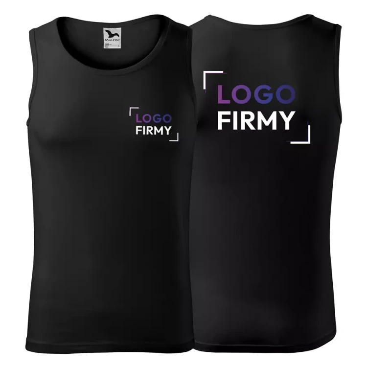 Top męski 160g Core 142 z logo własnym nadrukiem na sercu i plecach odzież reklamowa WSZYSTKIE KOLORY (17).webp