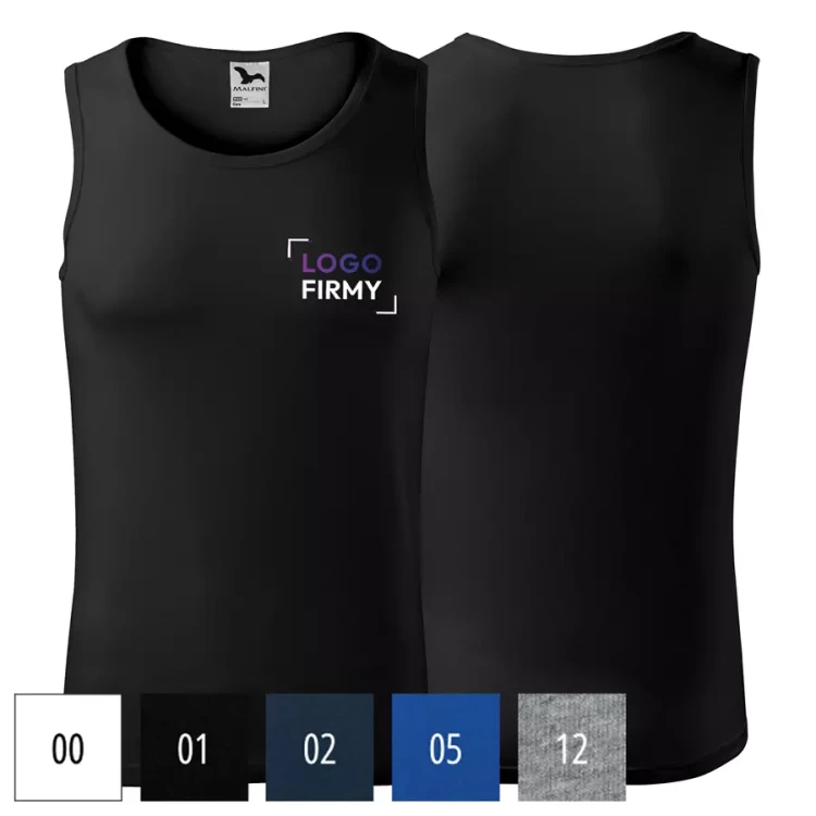 Top męski 160g Core 142 z logo własnym nadrukiem na sercu odzież reklamowa WSZYSTKIE KOLORY (1).webp