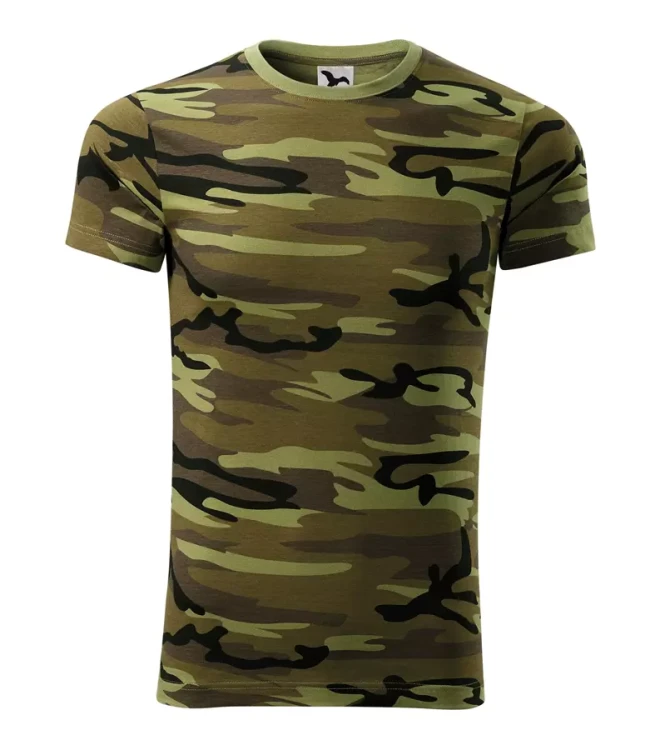Koszulka unisex 160g Camouflage 144 z logo własnym nadrukiem na sercu i plecach odzież reklamowa WSZYSTKIE KOLORY (8).webp