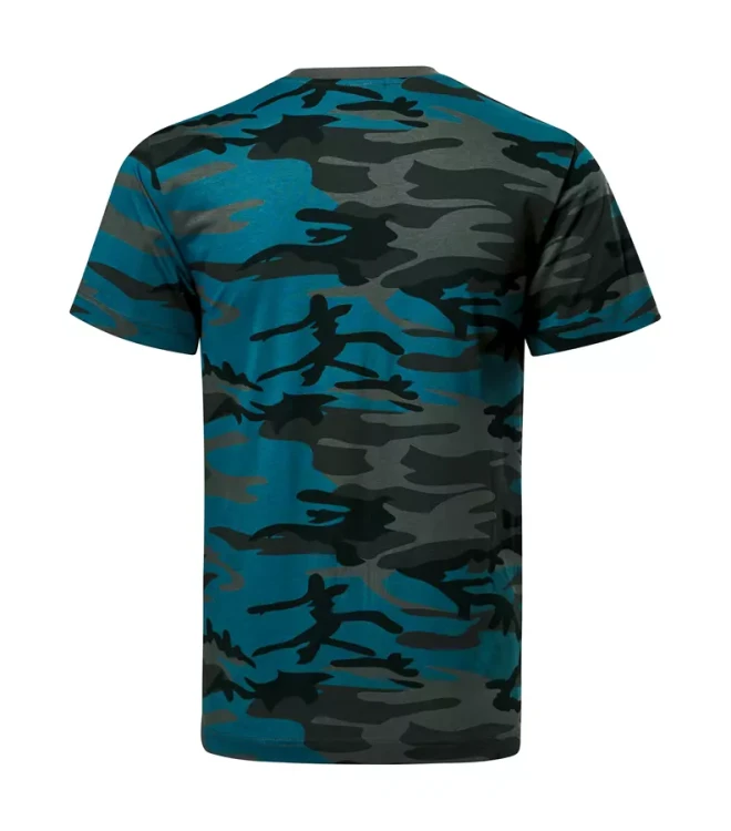 Koszulka unisex 160g Camouflage 144 z logo własnym nadrukiem na sercu i plecach odzież reklamowa WSZYSTKIE KOLORY (12).webp