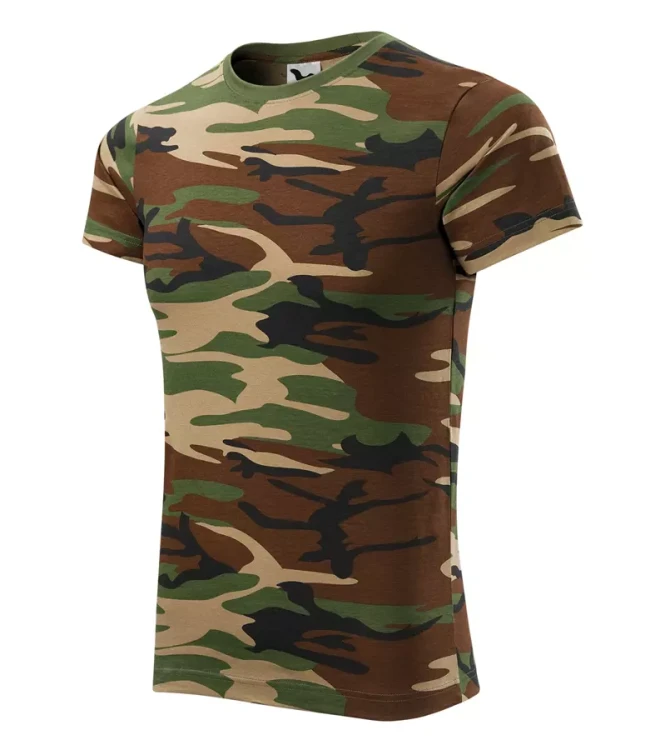 Koszulka unisex 160g Camouflage 144 z logo własnym nadrukiem na sercu odzież reklamowa WSZYSTKIE KOLORY (8).webp