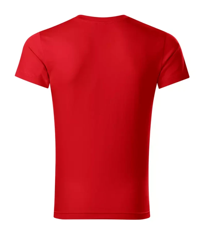 Koszulka męska 180g Slim Fit V-neck 146 z logo własnym nadrukiem na sercu i plecach odzież reklamowa WSZYSTKIE KOLORY (19).webp