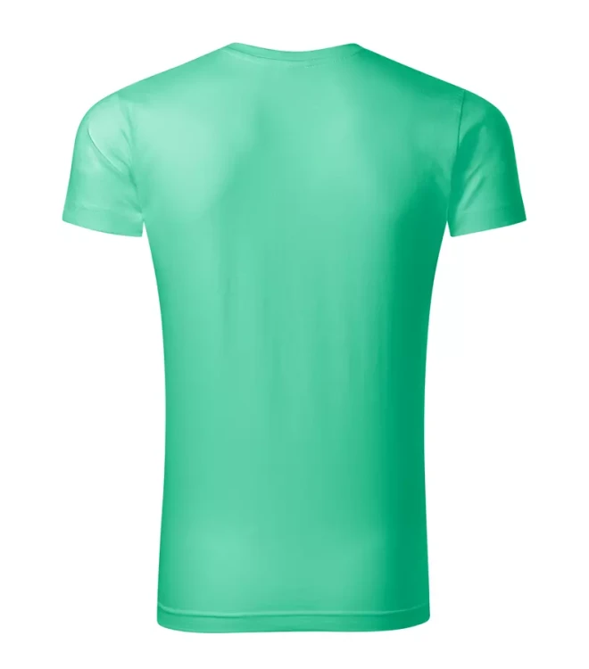 Koszulka męska 180g Slim Fit V-neck 146 z logo własnym nadrukiem na sercu i plecach odzież reklamowa WSZYSTKIE KOLORY (43).webp