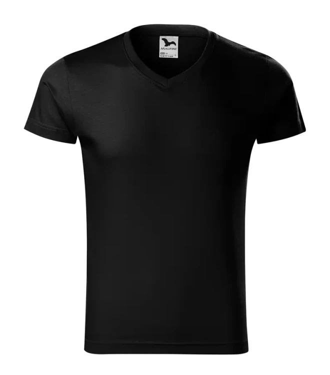 Koszulka męska 180g Slim Fit V-neck 146 z logo własnym nadrukiem na sercu odzież reklamowa WSZYSTKIE KOLORY (6).webp
