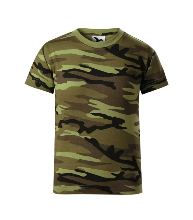 Koszulka dziecięca unisex 160g Camouflage 149 z logo własnym nadrukiem na sercu i plecach odzież reklamowa WSZYSTKIE KOLORY (9).webp