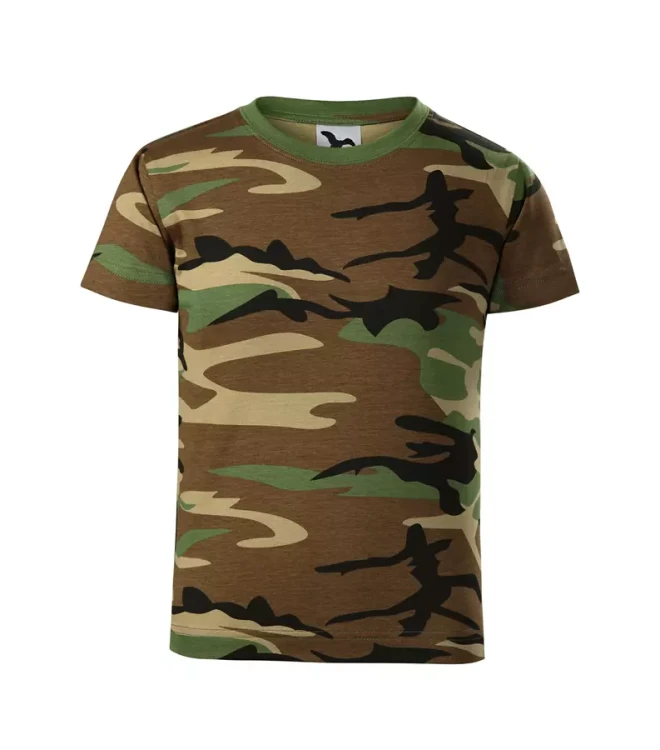 Koszulka dziecięca unisex 160g Camouflage 149 z logo własnym nadrukiem na sercu odzież reklamowa WSZYSTKIE KOLORY (6).webp