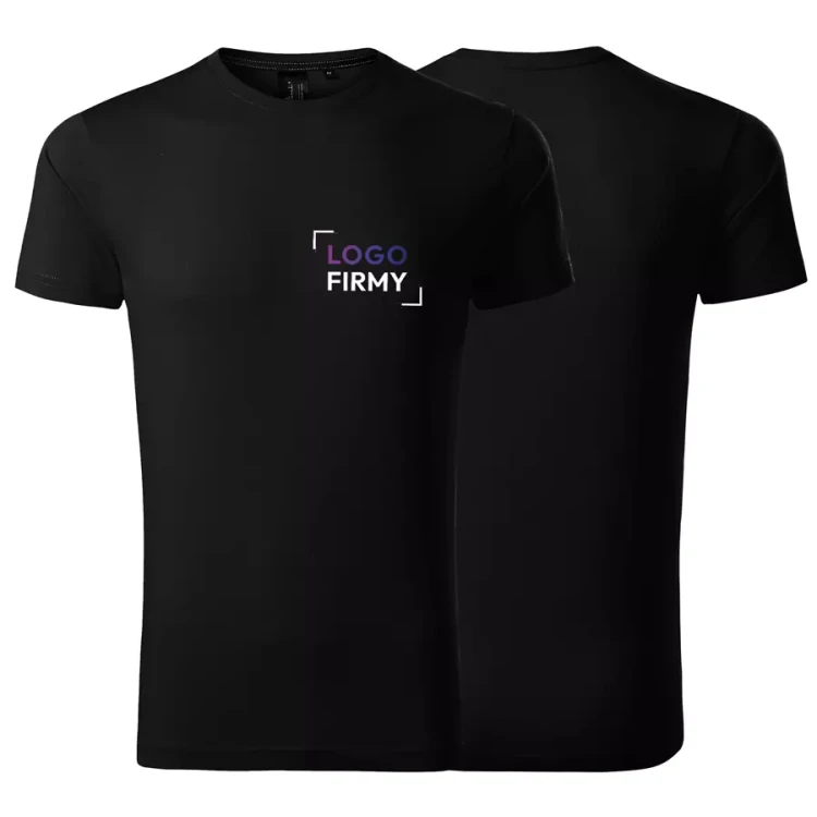Koszulka męska z krótkim rękawem z logo firmy na sercu 160g Exclusive 153 koszulka WSZYSTKIE KOLORY (1).webp