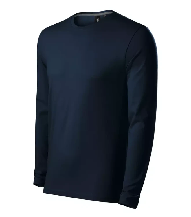 Koszulka męska z długim rękawem 160g Brave 155 z logo własnym nadrukiem na sercu i plecach odzież reklamowa WSZYSTKIE KOLORY (11).webp