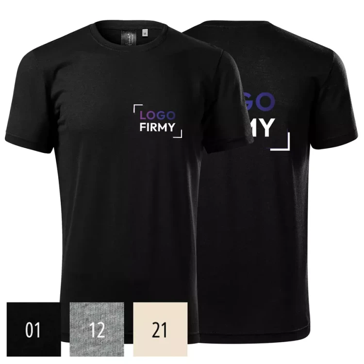 Koszulka męska z krótkim rękawem z logo firmy na sercu i plecach 190g Merino Rise 157 koszulka WSZYSTKIE KOLORY (1).webp