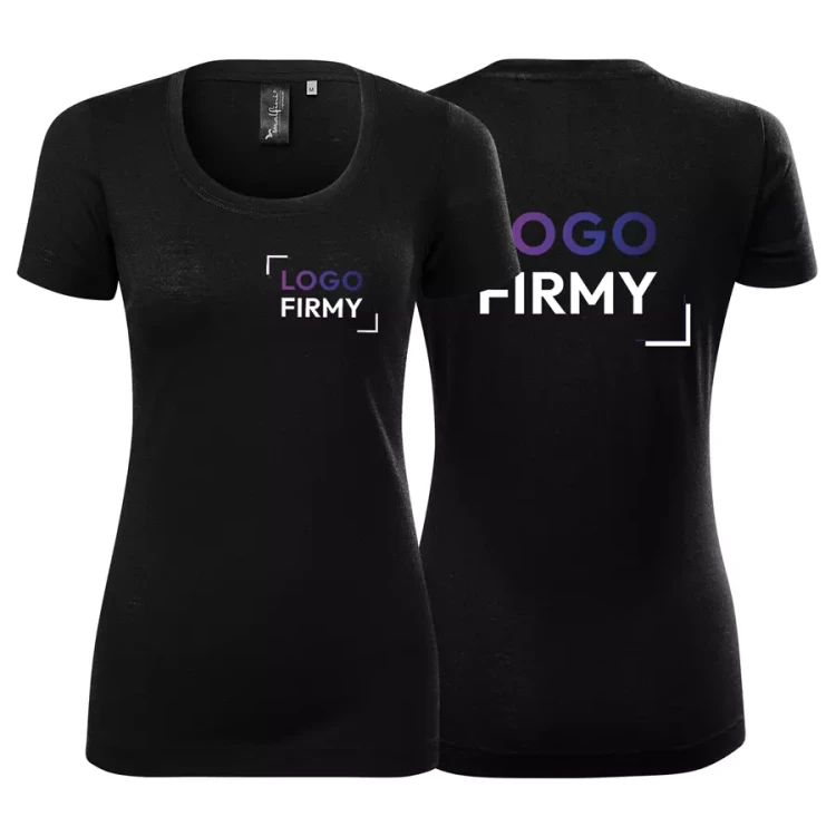 Koszulka damska z logo firmy na sercu i plecach 190g Merino Rise 158 krótki rękaw WSZYSTKIE KOLORY (11).webp