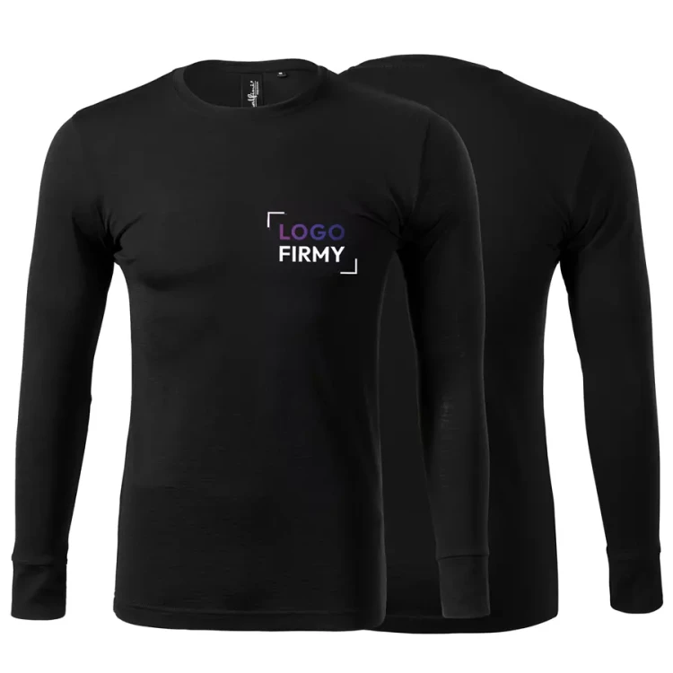 Koszulka męska z długim rękawem 190g Merino Rise LS 159 z logo własnym nadrukiem na sercu odzież reklamowa WSZYSTKIE KOLORY (1).webp