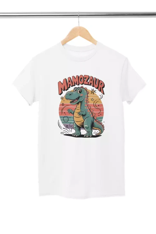 ZESTAW KOSZULEK dla Mamy i Taty na Dzień Ojca i Matki z napisem Mamozaur i Tatozaur.  (5).webp