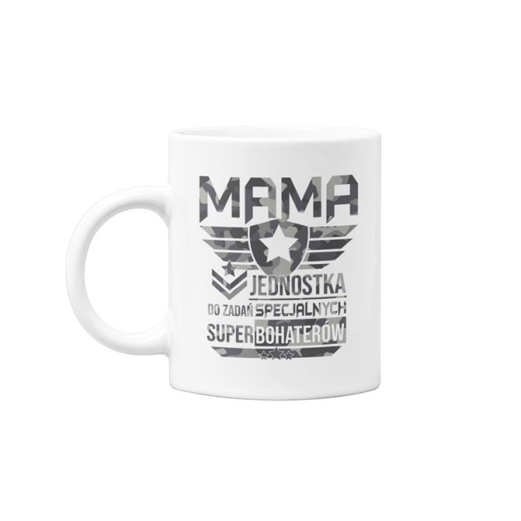 Kubek dla mamy na prezent z okazji Dnia Matki z kolorowym napisem Mama jednostka do zadań specjalnych super bohaterów (2).jpg