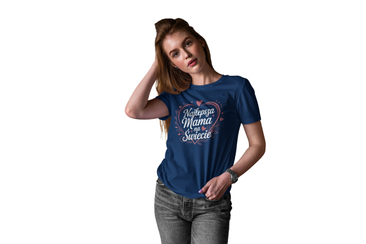 KOSZULKA dla Mamy na Dzień Matki z napisem Najlepsza Mama na Świecie kolor granatowy (2).png