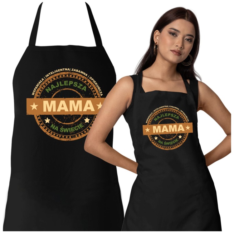 FARTUCH NA DZIEŃ MATKI dla mamy PREZENT Wspaniała / inteligentna / zabawna